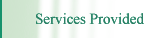 Services Provided
