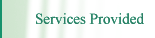 Services Provided